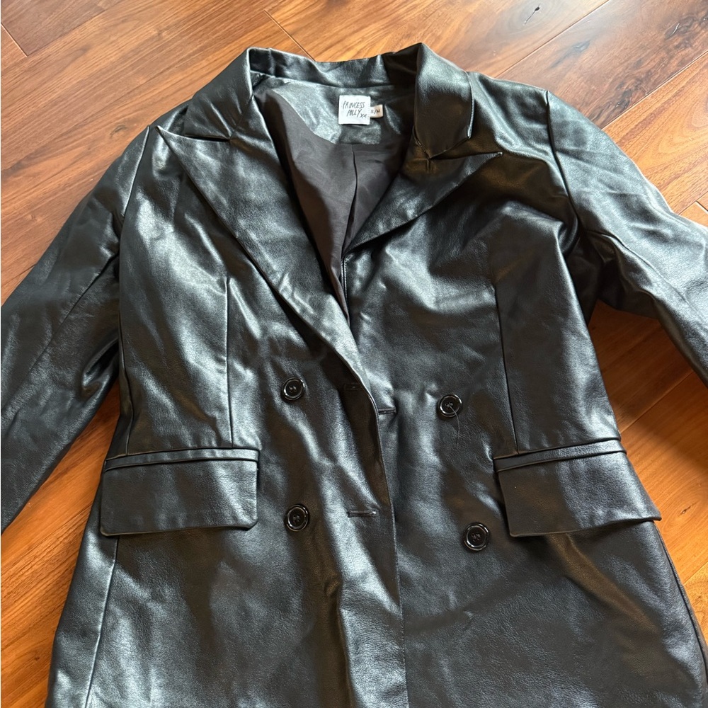 Princess Polly Black Blazer Classic Suit Jacket